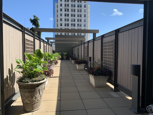 view of patio