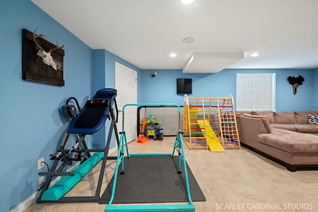 view of workout room