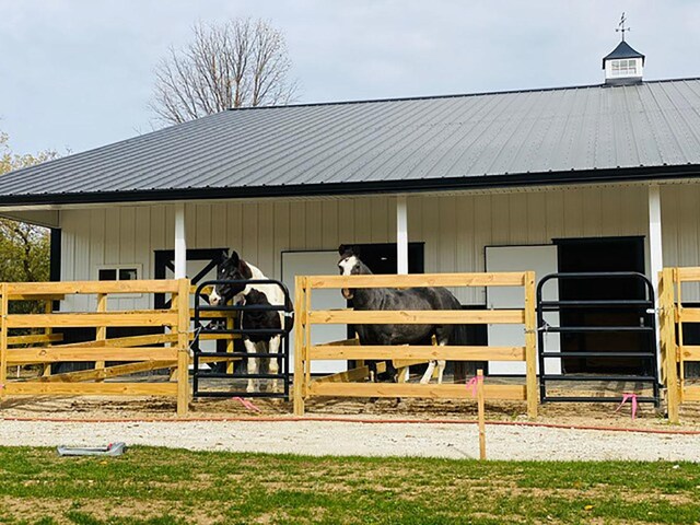 view of stable