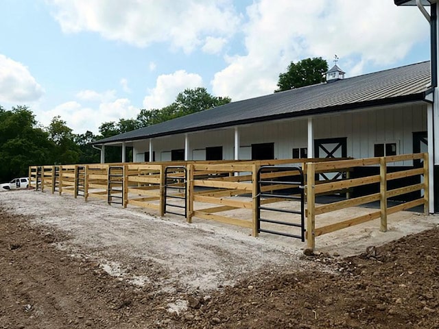 view of stable