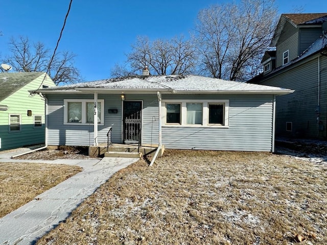 view of front of home