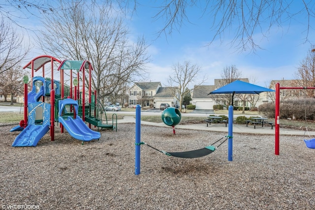 view of jungle gym