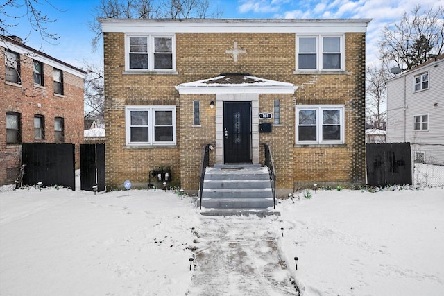 view of front of home