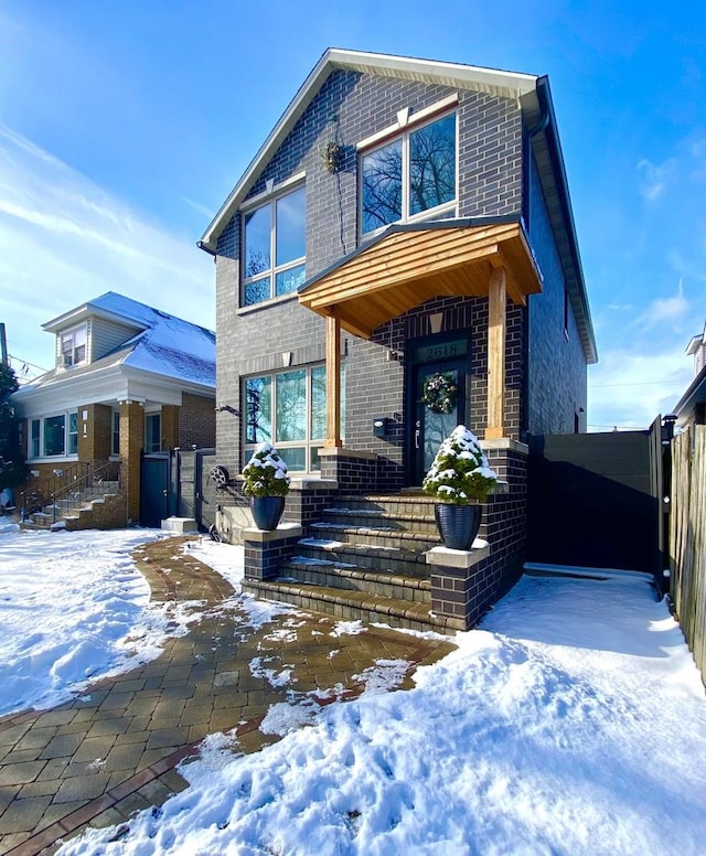 view of front of home