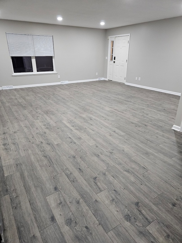 interior space featuring hardwood / wood-style floors