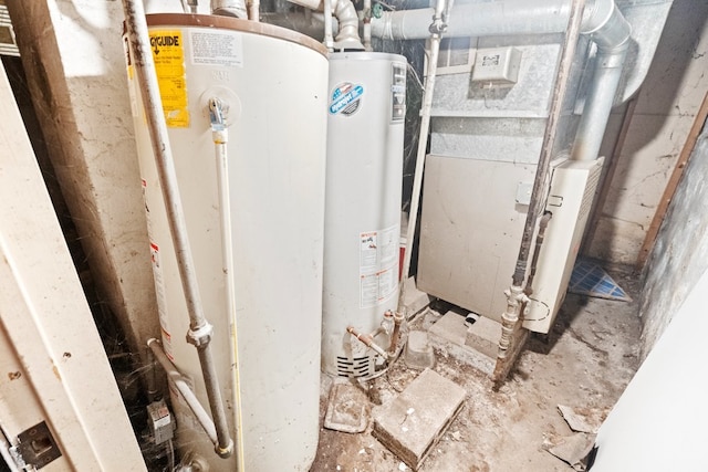 utilities featuring water heater