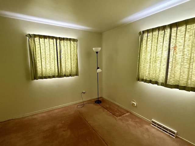 washroom with carpet