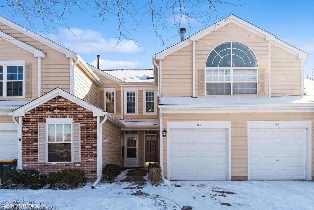 front facade featuring a garage