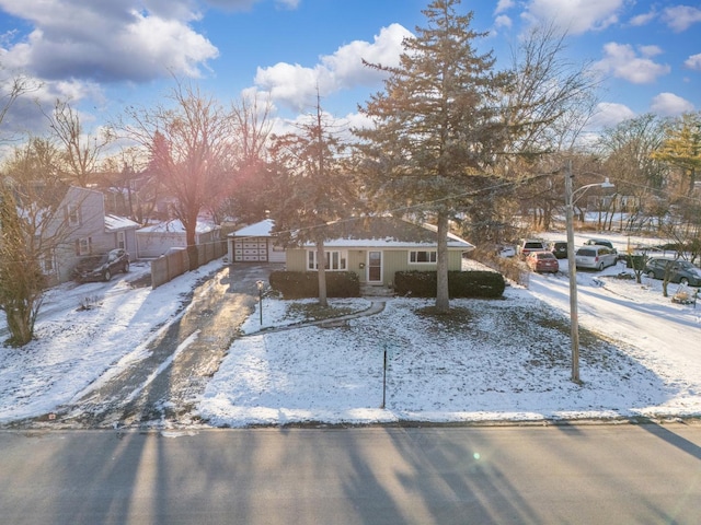 view of front of house