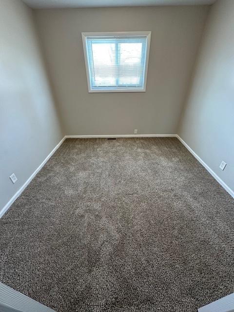 empty room featuring carpet flooring