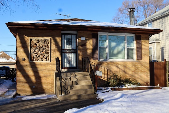 view of front of property