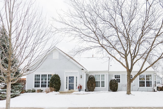 view of front of home