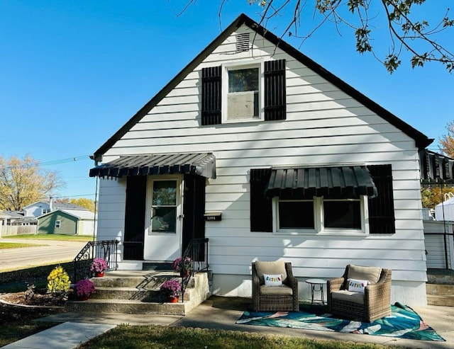 view of rear view of property