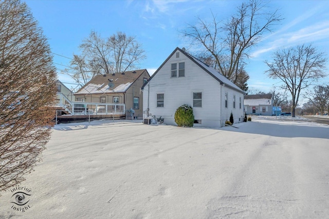 view of back of property