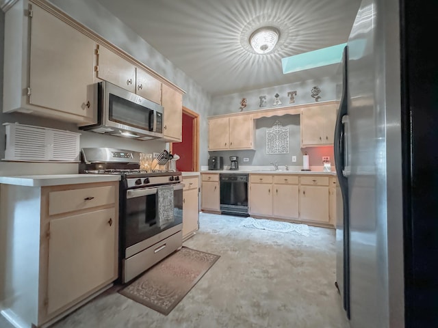 kitchen featuring sink and stainless steel appliances