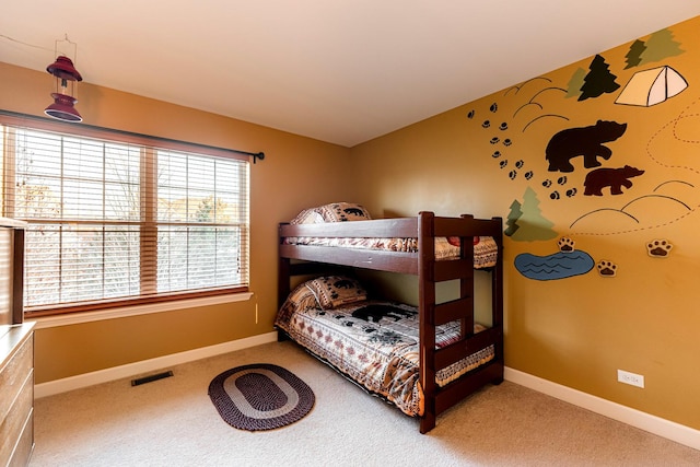 bedroom with carpet flooring