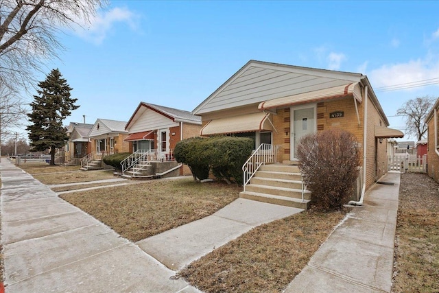 view of bungalow-style home