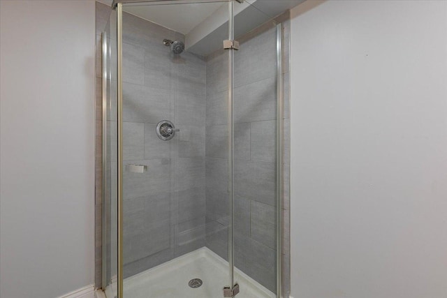 bathroom with an enclosed shower