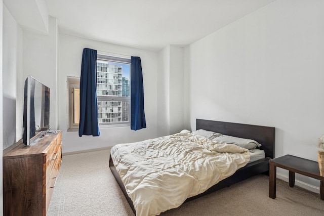 bedroom with carpet flooring