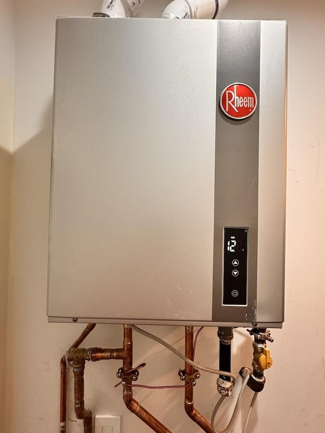 utilities with tankless water heater