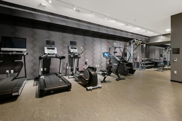 view of exercise room