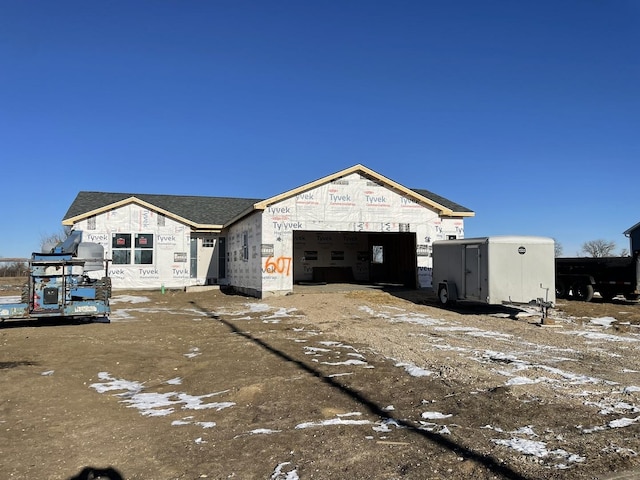 view of property under construction