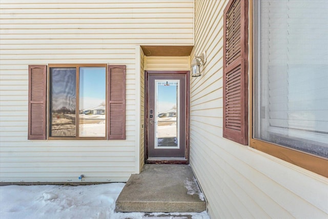 view of entrance to property