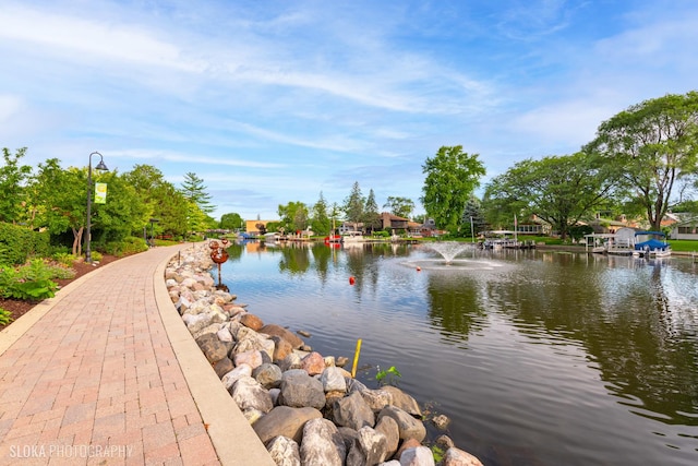 property view of water