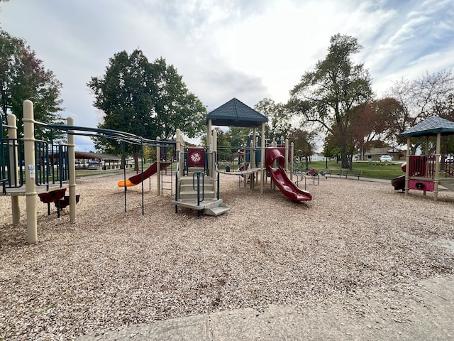 view of play area