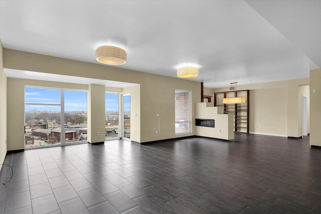 view of unfurnished living room