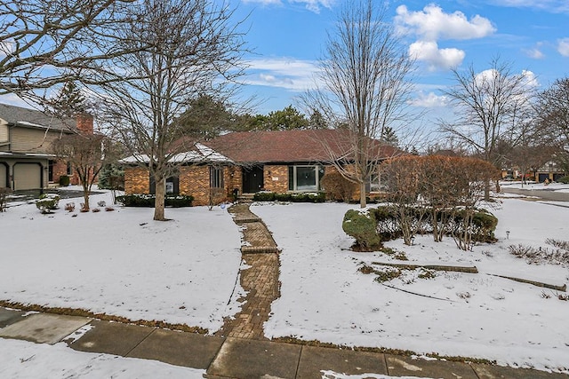 view of front of property