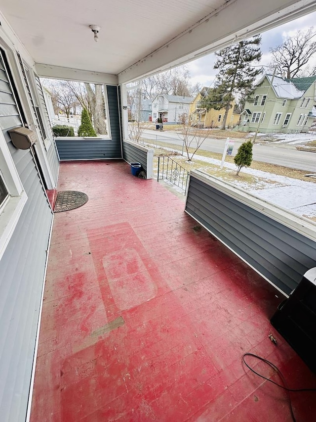 view of patio featuring covered porch