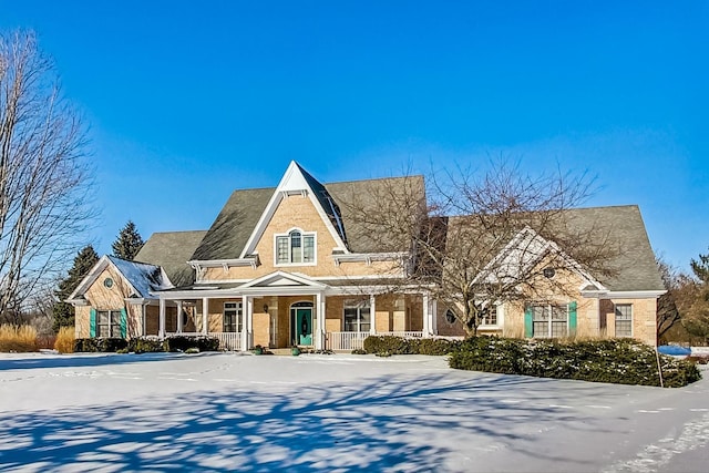 view of front of house featuring a porch