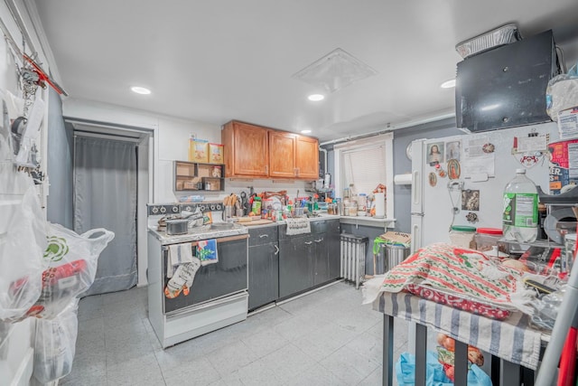 kitchen featuring white appliances