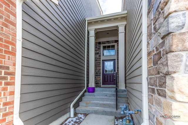 view of entrance to property