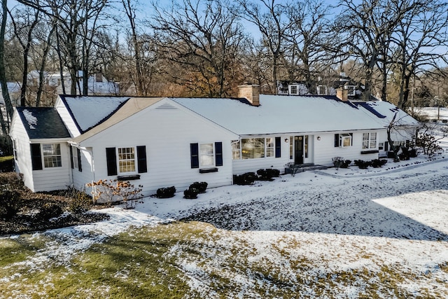 view of front of home