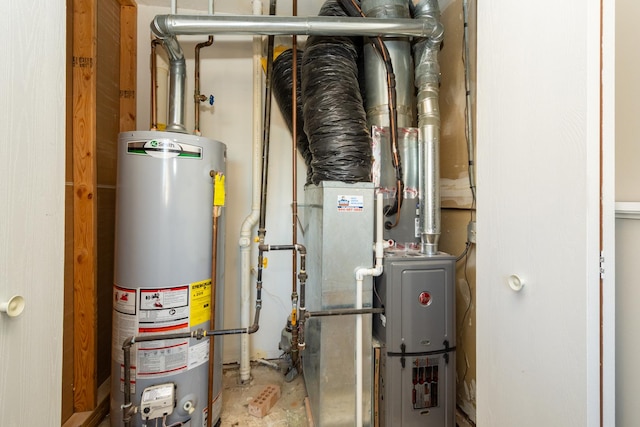 utilities featuring water heater