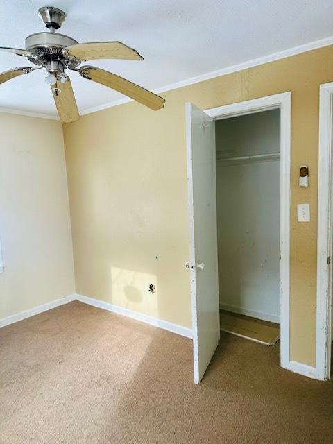 22012 Millard Ave, Richton Park, IL 60471 - carpeted spare room featuring wooden walls, a ceiling fan, and plenty of natural light