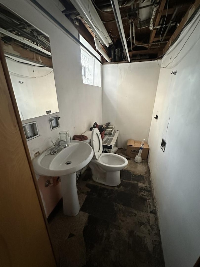 bathroom featuring toilet