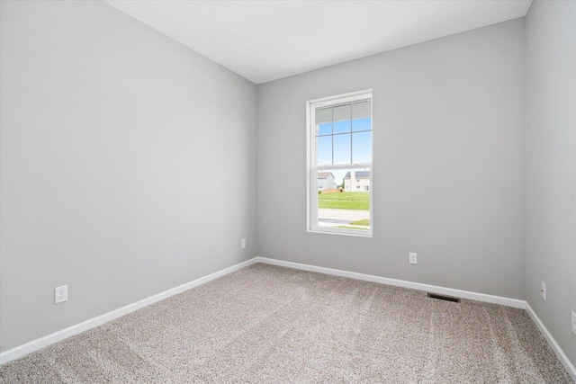 spare room featuring carpet floors