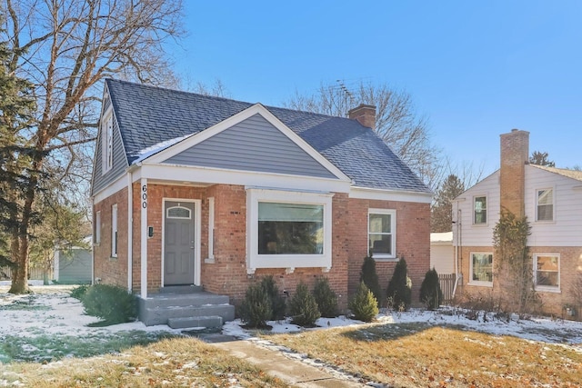 view of bungalow-style home