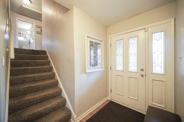 foyer with a wealth of natural light