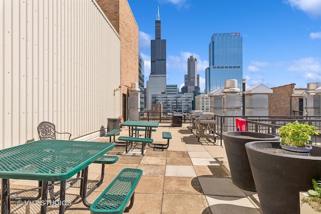 view of patio / terrace with grilling area