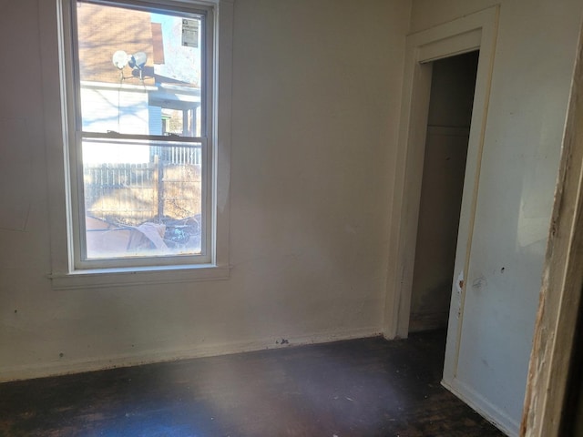 interior space with a closet