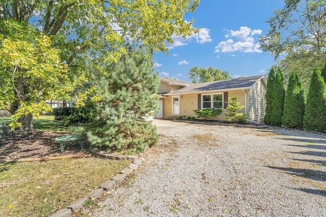 view of front of home