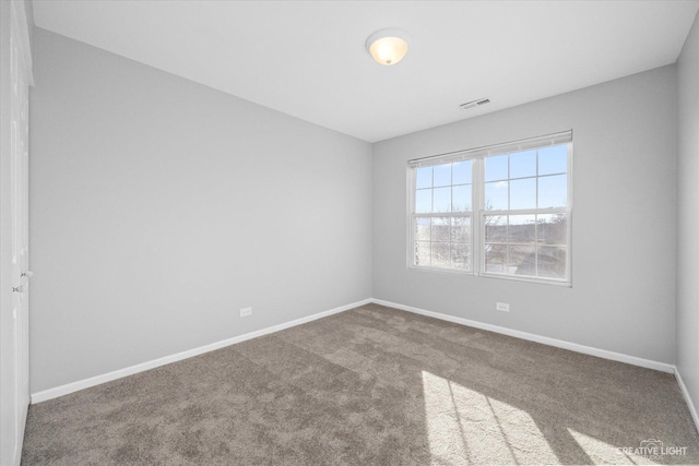 empty room featuring carpet floors