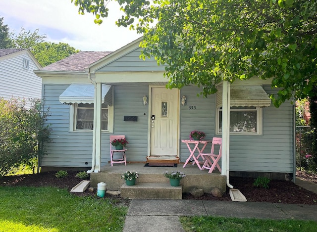 view of bungalow-style home