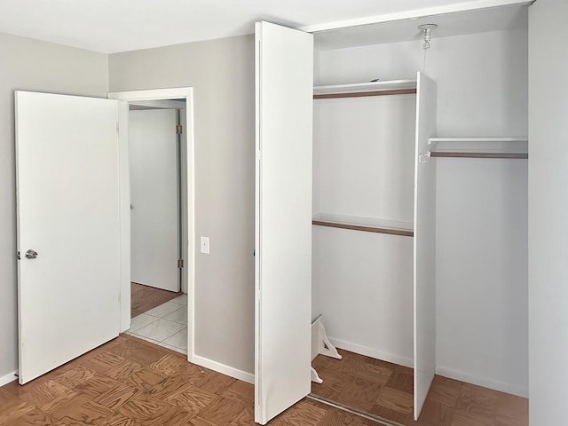 view of closet