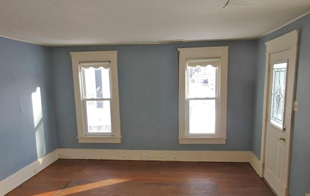 285 Fulton Pl, Canton, IL 61520 - foyer entrance with healthy amount of natural light and wood finished floors