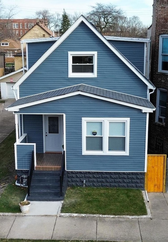 view of front of house featuring a porch